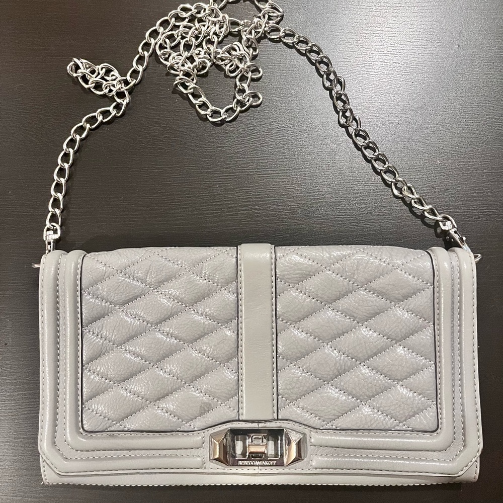 Rebecca Minkoff Quilted Crossbody with Chain Strap